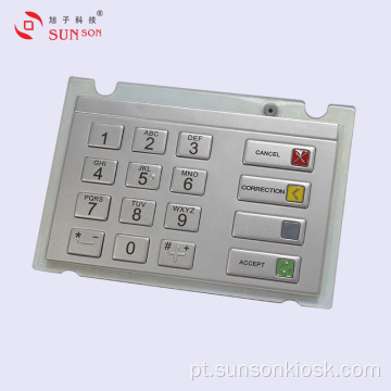 PIN pad de criptografia de primeira classe para quiosque de pagamento